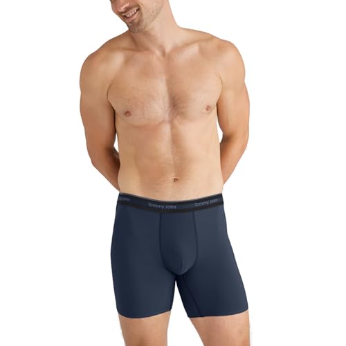 Tommy John Men's Comfort Micro Boxer Brief Underwear - 6" 3-Pack, Brushed Microfiber, 4-Way Stretch & Stay-Put Waistband2