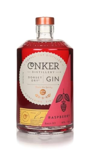 Conker Dorset Dry Gin 70cl – British Craft Unique Dry Gin, Copper Pot Distilled, Made on the Jurassic Coast with 10 Botanicals, Perfect for G&Ts, London Dry Inspired, 40% ABV