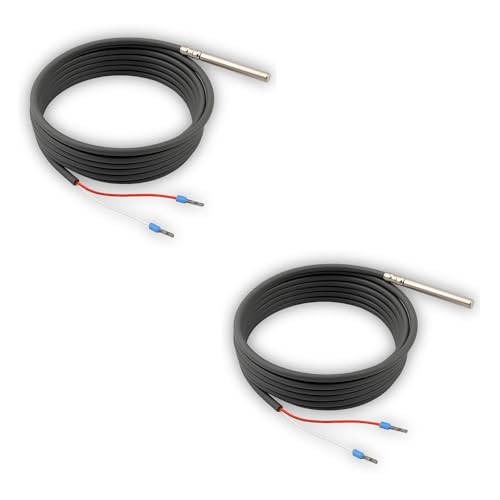 Tmonit PT1000 - Set di 2 sonde di temperatura, 1,5