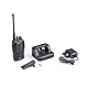 Midland G10 PRO Wiederaufladbares Walkie-Talkie, Professionelles Funkgerät mit 32 PMR446 Kanälen, 50 CTCSS Tönen, 116 DCS Codes, Li-Ion 1200mah Batterie, Schwarz