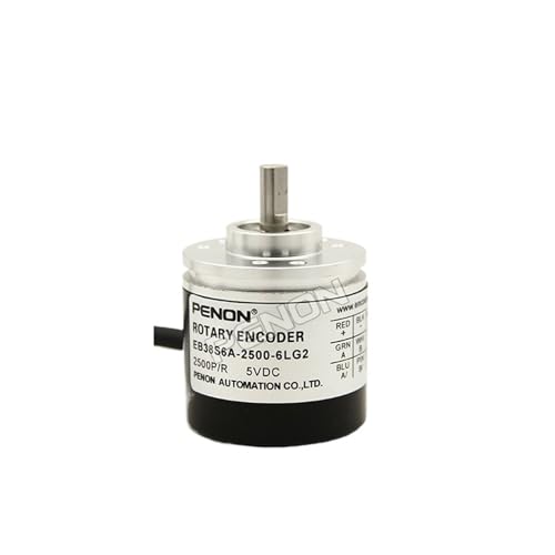 Encodeur rotatif EB38S6 arbre 6mm capteur rotatif 2500 lignes pour moteur et convoyeur