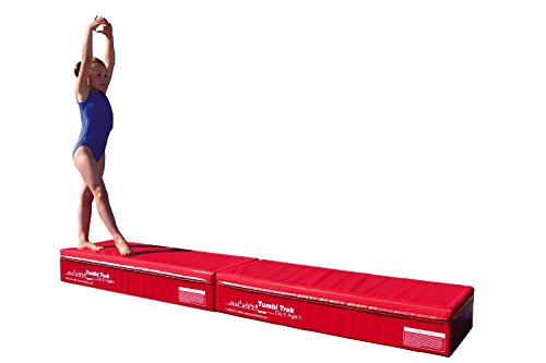 Tumbl Trak Spotting Booster Block Gymnastics Mat, Red, 48 In X 18 In X 8" #TOP1