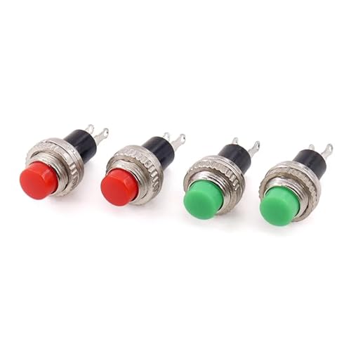 Interruptor momentáneo DS-314 de 10mm para timbres y bocinas sin bloqueo 4