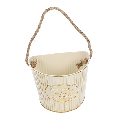 VICASKY Portavaso da Parete Vintage Fioriera Sospesa Resistente per Piante e Balcone Supporto Decorativo per Vasi Appesi e Casa