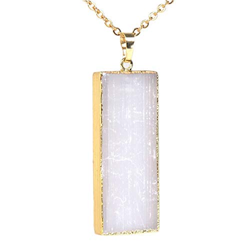 JUST IN STONES Natural White Selenite...