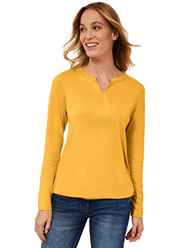 CECIL Damen B318797 Tunika Shirt, Curry Yellow, M