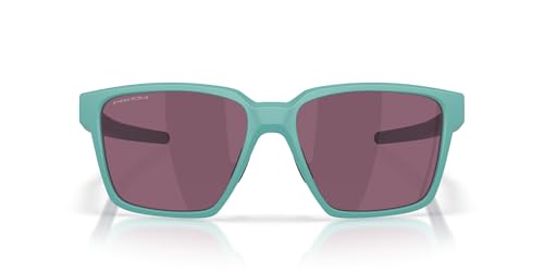 Oakley OO9430 Actuator Square Polarized Rectangular Sunglasses, Matte Pacific/Prizm Road Black, 57 mm