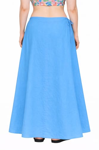 Image of CITIX Pure Cotton Petticoat for Woman Saree | Adujastable Drawstring Waist