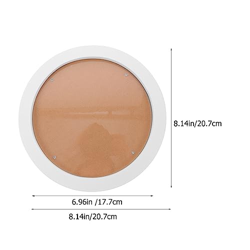 Image of STOBAZA Decorative Embroidery Hoop Frame for Wall Art Round Cross Stitch Stand for Needlework and Quilting Projects Easy Installation for Home Office Decor
