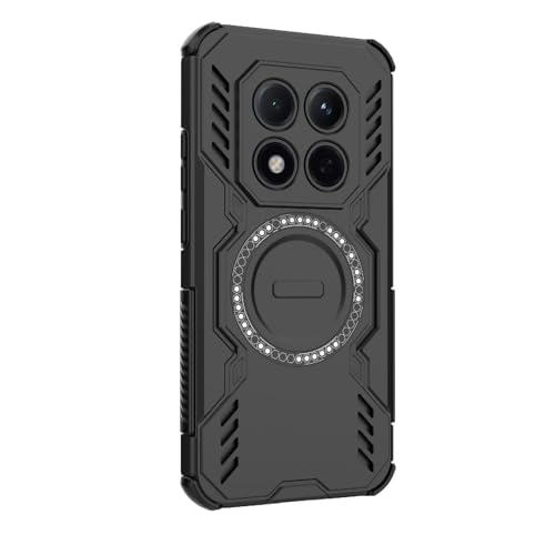 Image of Back Cover Case for Redmi Note 15 Pro 5G | 360 Protection Mobile Phone Case Mag-Safe | Camera Protection | Back Cover for Redmi Note 15Pro 5G / Note 15 Pro 5+G - Black TPU+PC