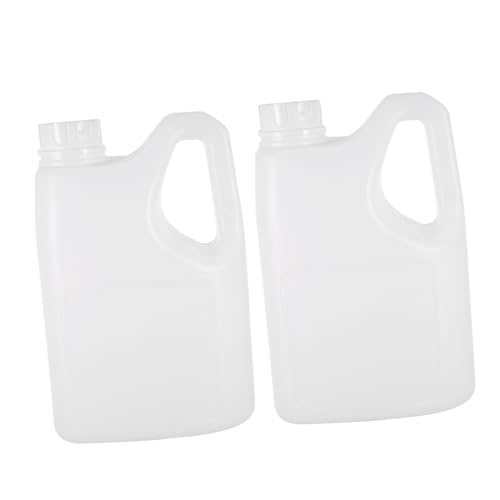 PRETYZOOM 2l Hdpe Plastic Fruit Juice Bottle Reusable Juice Container for Honey Syrup Random Color