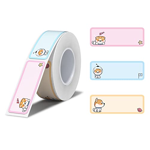 NIIMBOT Lot de 160 autocollants pour étiqueteuse D11, 14 x 40 mm, papier thermique imperméable avec autocollant pour étiqueteuse D11, 1 rouleau de 14 x 40 mm (amortie) Cover