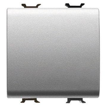 Interrupteur Gewiss GW14071 titane 2 modules pour votre installation électrique moderne