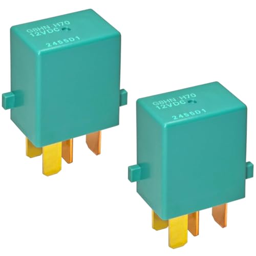 Relay G8HN-H70 (Set of 2), DC12V 20A Micro ISO Plug-in Relay for Automotive, Compatible for Honda Acura Vehicle