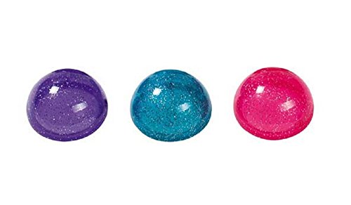 Unbekannt 6 Transparente Hüpfer mit Glitzer Mitgebsel