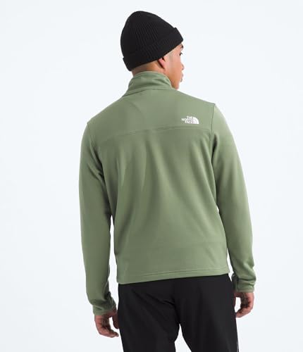 Image of THE NORTH FACE mens Cedar Trail Grid Fleece Quarter Zip Jacket | Cold Weather Top With Durable, Reinforced Bindings