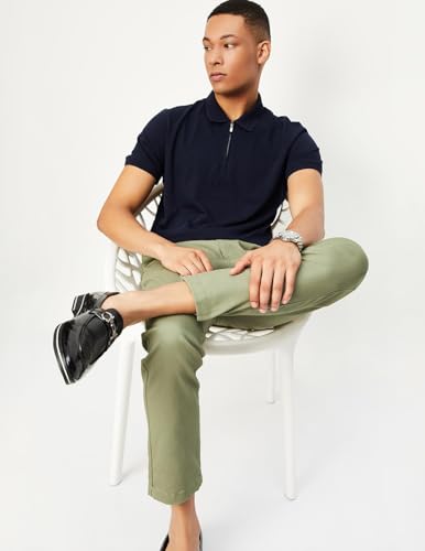 Image of Max Men Solid Slim Fit Polo T-Shirt