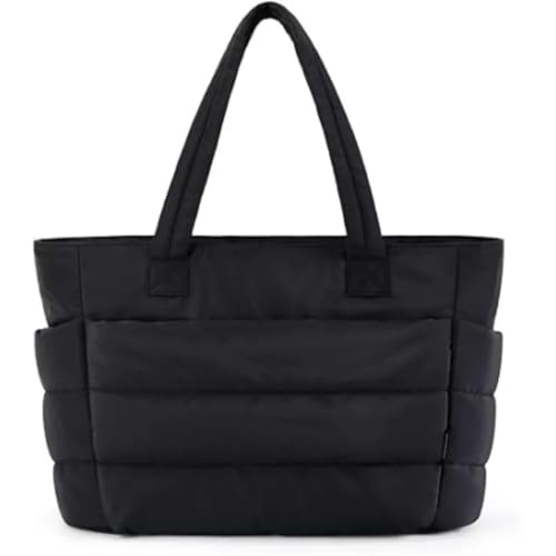 Bolsos de mano para mujer, bolso bandolera de gran capacidad, bolso informal con asa, bolsillos versátiles, resistente al agua, bolso acolchado para la universidad, escuela, trabajo, viajes, compras, Bolsos de mano para mujer, bolso bandolera de gran capacidad, bolso informal con asa, bolsillos versátiles, resistente al agua, bolso acolchado para la universidad, escuela, trabajo, viajes, compras,