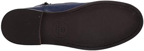 Marc Joseph New York Unisex-Kid's Leather Made in Brazil Chukka Ankle Boot with Laces, blue grainy, 3.5 M US Little Kid | Image 3