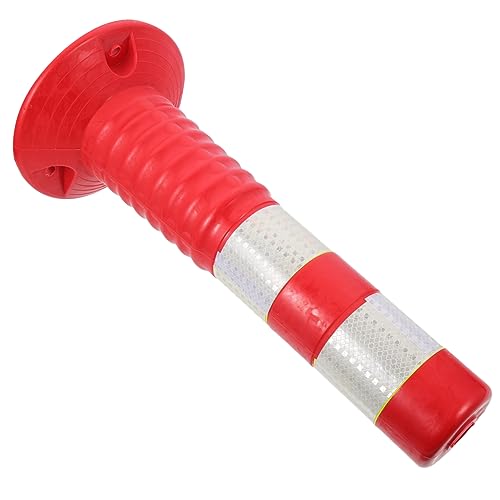 HOMOCONO Road Isolation Pile Safety Column Cone Reflective Warning Post Material Easy to Use