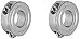 Climax Metal 2C-062-S T303 Stainless Steel Two-Piece Clamping Collar, 5/8" Bore Size, 1-5/16" OD, with 10-32 x 1/2 Set Screw (2)