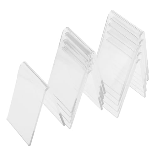 Cabilock Shoe Display Rack Organizer Acrylic Stands Versatile Shoe Holder for Retail Home Crystal Display