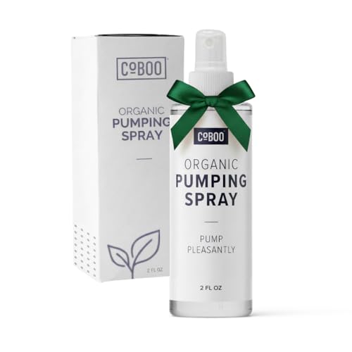 Image of CoBoo Pumping Spray 2 Fl Oz | Organic Skin Lubricant for Breast Pumping | Pump Flange Spray for Breast Shields | Vegan & Lanolin Free, Made in USA | Helps Sore Nipples & Clogged Milk Ducts