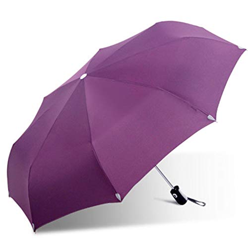 YZD Paraguas Plegable Ultraligero 8 Costillas Paraguas de Viaje Impermeable a Prueba de Viento de Apertura y Cierre Automático Sombrilla
