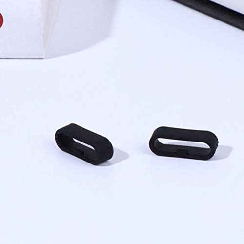 ULTECHNOVO 30Pcs 20Mm Pulseira de Relógio Laços de Silicone Bandas de Relógio Detentor Titular Reten