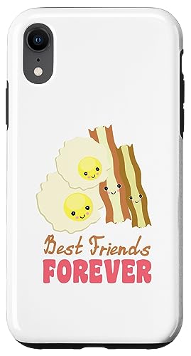 Image of iPhone XR Cute Kawaii Eggs and Bacon BFF Best Friends Forever Case