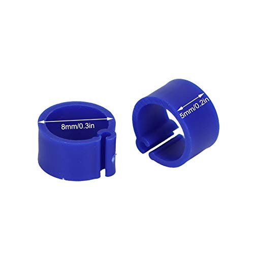 Duiven Ring: 200 Stuks 8mm Duiven Ring Geen Woorden Gevogelte Been Identificeren Voet Ring Clip Duiven Vogel Training… - Afbeelding 6