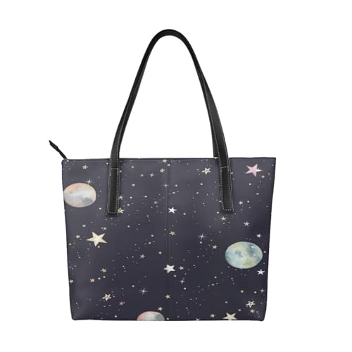 Sac fourre-tout imperméable galaxie sac de travail en polyuréthane