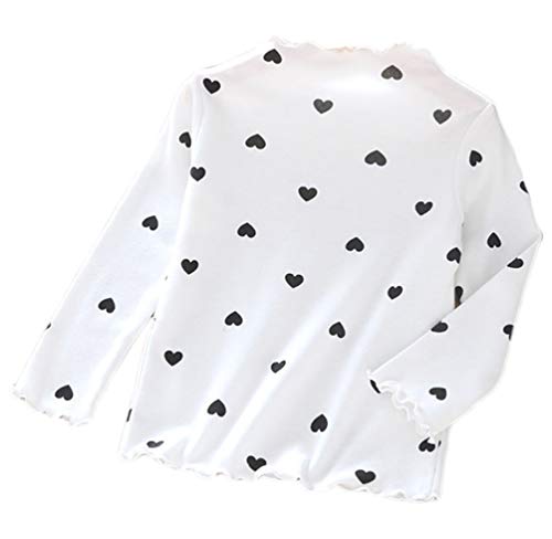 ASHER FASHION Big Girl's Long Sleeve Cotton Tee Shirt Crew Neck Solid Basic Top Shirt