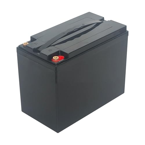 Caja de batería de ABS de 12V 50Ah contenedor estanco 18650 con asa de transporte
