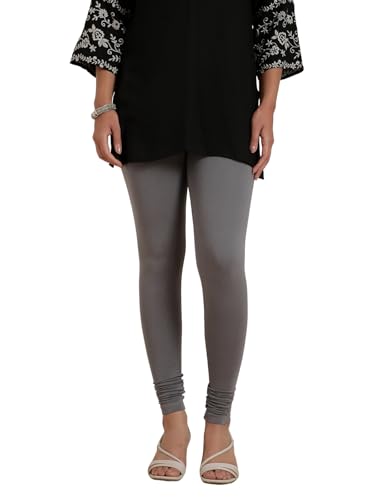 Image of TWIN BIRDS Tailored Cut and Classic Fit Super Stretchable Elastane Fabric Churidar Leggings for Women