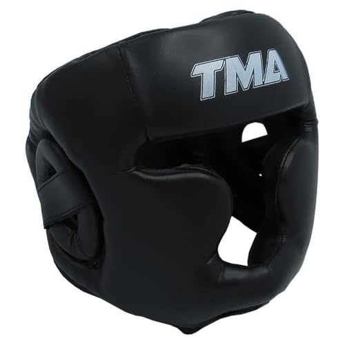 TMA Best Head Guard, a Complete Package for MMA and Kickboxing Trainees, Muay Thai Boxing Safety Head Guard for Men (Large)