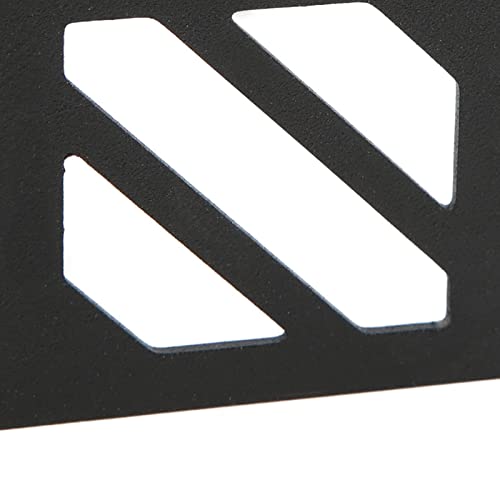 Schutz Des Hinteren Bremsflüssigkeitsbehälters Carbon Stahl Hinterer Bremsbehälter Schutz Schutz Motorrad Zubehör Ersatz für CB125R CB2150R CB250R CB300R CB500X(Schwarz)