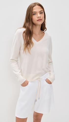 White & Warren Women's Cashmere V Neck2