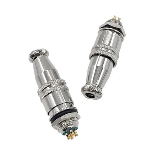 Connecteurs XS10-3 broches push-pull plaqués or pour liaisons électriques haute fidélité