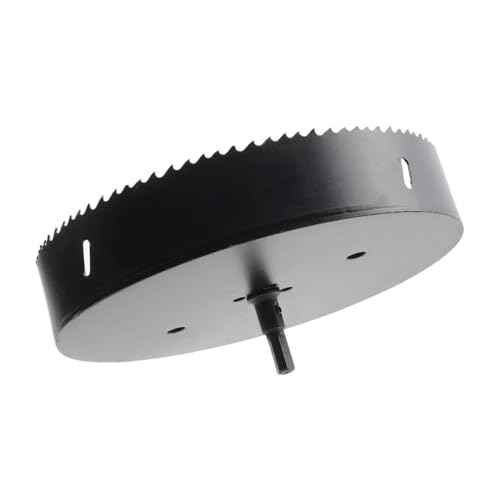 Image of 8.5-inch Hole Saw Cutting Depth Bi-Metal Hole Cutter with Drill Bit and Hex Wrench Drilling Holes in Wood Plastic Drywall Thin Metal