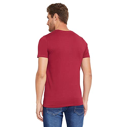 Image of Men's Regular Fit Round Neck Short Sleeves Knitted T-Shirt