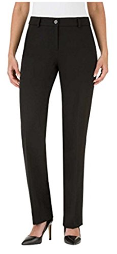 Hilary Radley Women Flat Front Slim Leg Dress Stretch Pants 1244082