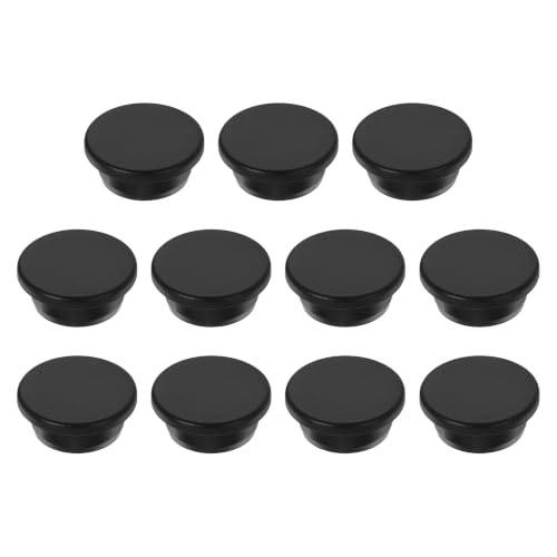Image of MECCANIXITY 11pcs T-Shaped Silicone Plugs 27mm 1-1 /16 Inch Dia, Black | Snap in Plug Hole Seal Cover Round Rubber Stopper for 26-27mm Holes Kitchen Rubber Bulkheads Waterproof Sealing