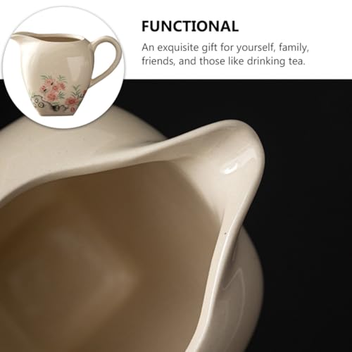 Jarra de cerámica para té de 200ml: tetera pintada a mano para hogar 8