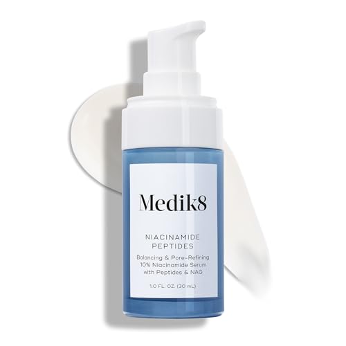 Medik8 Niacinamide Peptides - Serum for Face - Visibly Clear Skin Smooth Texture and Reduce Pores - Hydrating Serum Balance Oil Production - 1 oz