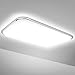 Hengda Plafon led de techo, 48W lamparas de techo habitacion, Moderna LED Plafón para Sala de Estar Baño Dormitorio Cocina Balcón Pasillo Comedor IP44, Blanco frio