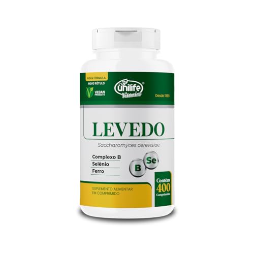 Levedo de Cerveja Complexo B 400 cápsulas Unilife