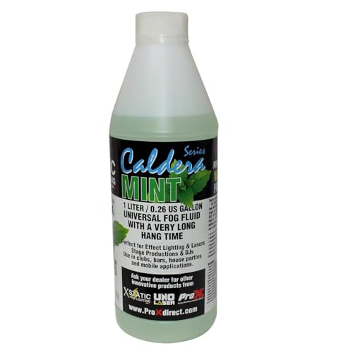 FJ-Q-MINT Caldera Series Mint Scented Water-Based Fog Juice, 1 Liter miniatura 3