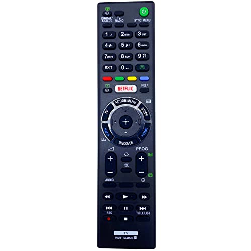 Leankle Remote Controller RMT-TX200E for Sony TV KD-49XD7004, KD-49XD7005, KD-50SD8005, KD-55XD7004, KD-55XD7005, KD-65XD7504