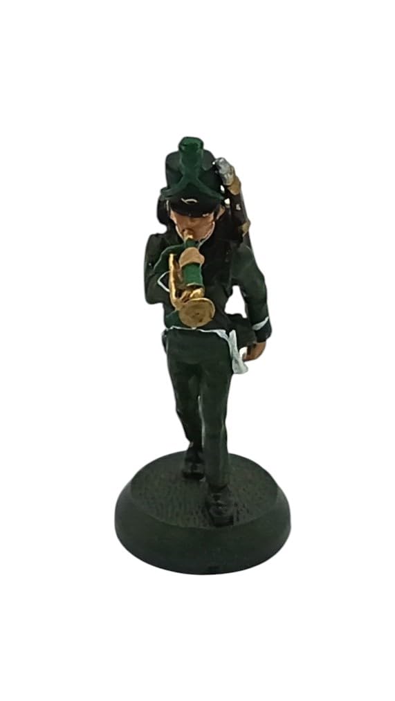 OPO 10 Lead soldier, 1/32 scale, 54mm: Royal Green Jacket Napoleon figurine, 1805 - UK - Almirall Palou SOL24